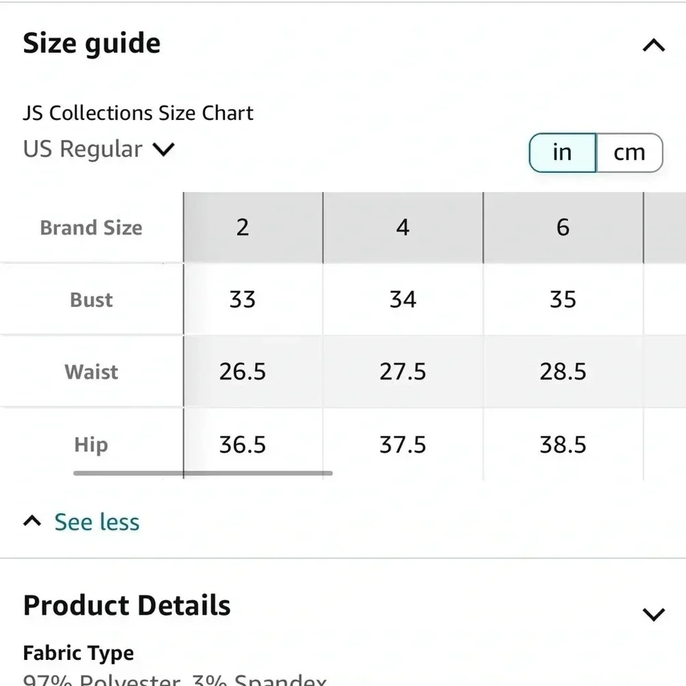 Nwot!! Js Collections Embroidered One Shoulder Ma… - image 5